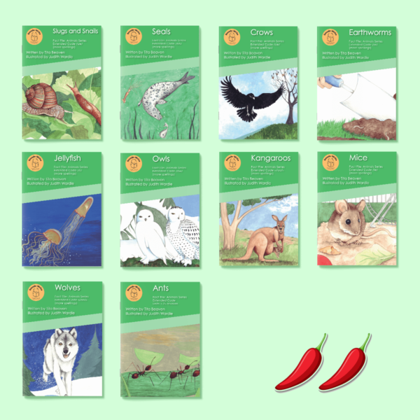All books in the Extended Code 'Fact File: Animals Series'.