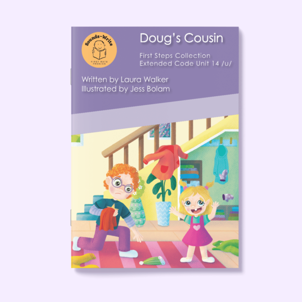 Book cover for 'Doug's Cousin' First Steps Collection Extended Code Unit 14 /u/.