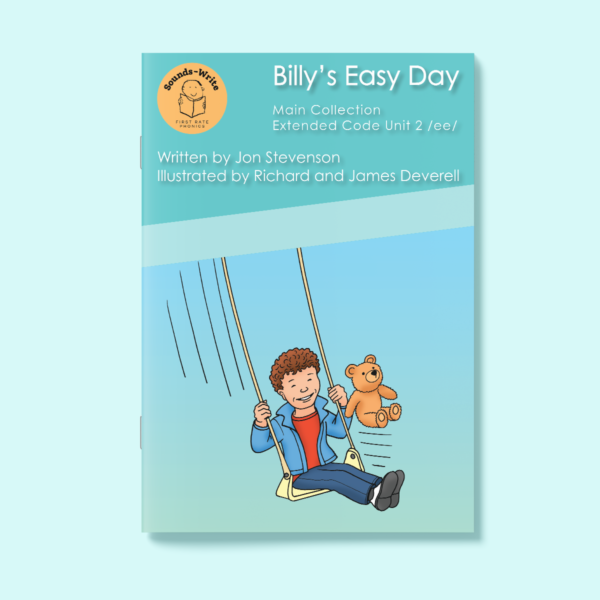 Book cover for 'Billy's Easy Day' Main Collection Extended Code Unit 2 /ee/.