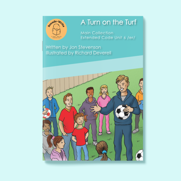 Book cover for 'A Turn on the Turf' Main Collection Extended Code Unit 6 /er/.