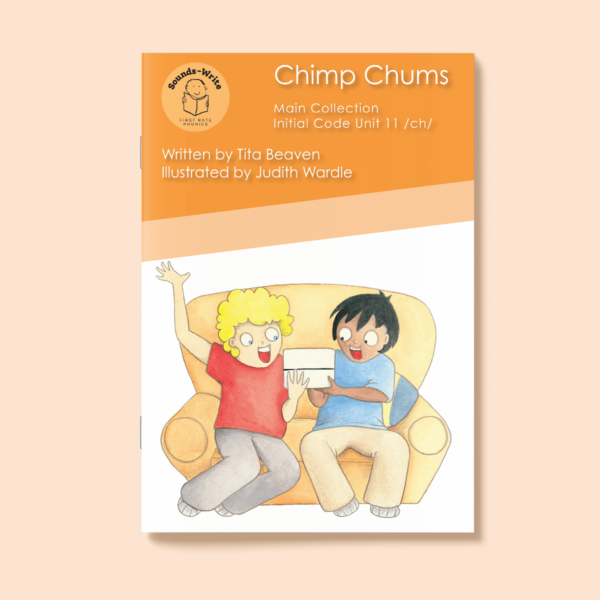 Book cover for 'Chimp Chums' Main Collection Initial Code Unit 11 /ch/.