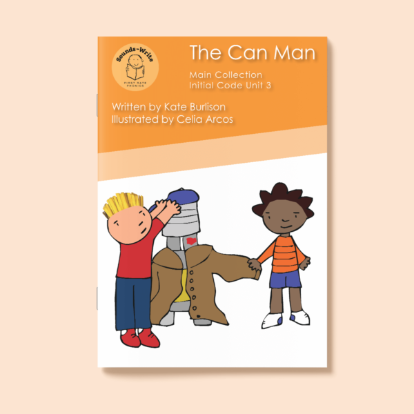 Book cover for 'The Can Man' Main Collection Initial Code Unit 3.